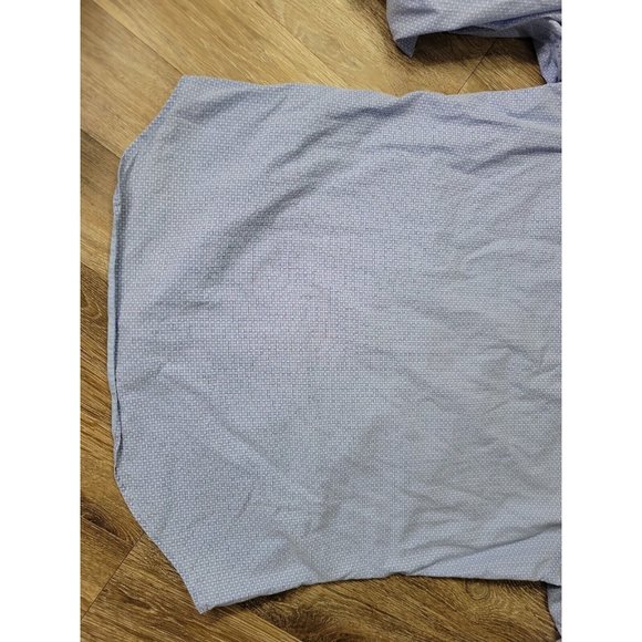 Banana Republic Soft Wash Slim Fit Men's M Blue Geometric Casual Button Shirt LS - Picture 9 of 10